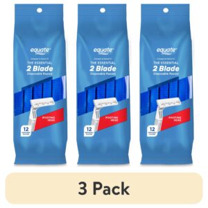 Equate 2 Blade Disposable Razors with Pivoting Head (12 Count), Compare to Gillette® Sensor®2 - Image 13