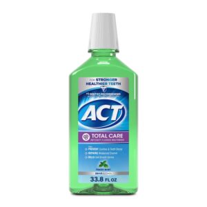 ACT Total Care Anticavity Fluoride Mouthwash, Fresh Mint, 33.8 fl. oz. - Image 27