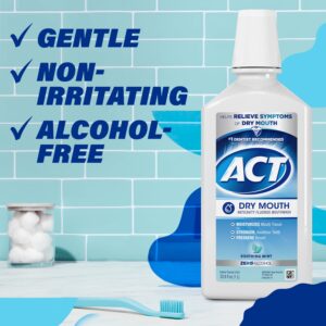 ACT Dry Mouth Anticavity Fluoride Mouthwash, Soothing Mint, 33.8 fl. oz. - Image 15