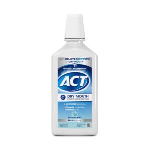 ACT Dry Mouth Anticavity Fluoride Mouthwash, Soothing Mint, 33.8 fl. oz. - Image 22