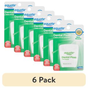Equate Nylon Dental Floss, Mint Waxed, 55 Yds - Image 7