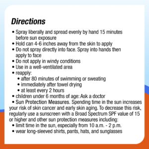 Equate Sport Broad Spectrum Sunscreen Spray, SPF 50, 5.5 oz - Image 4