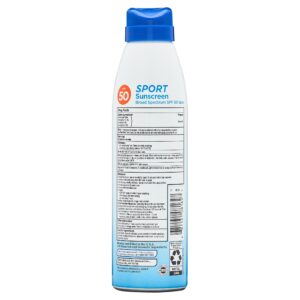 Equate Sport Broad Spectrum Sunscreen Spray, SPF 50, 5.5 oz - Image 6