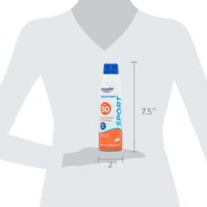 Equate Sport Broad Spectrum Sunscreen Spray, SPF 50, 5.5 oz - Image 7