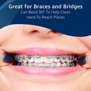 Equate Interdental Brushes with Anti-Bacterial Caps for Tight Spaces (20 Count), Compare to GUM® Proxabrush® Go-Betweens® Cleaners, Tight