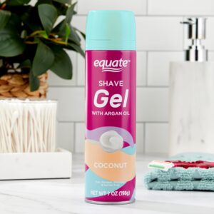 Equate Women's Shave Gel with Argan Oil, Coconut, 7 oz - Image 4
