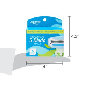 Equate Women's 5 Blade Refills, Cartridges Fit Equate 5 Blade & Gillette® Venus® Handles (6 Count) - Image 6