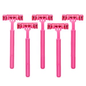 Equate Women's 2 Blade Disposable Razors, Pink (5 Count), Compare to Daisy® - Image 8