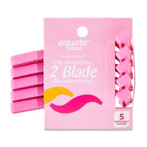 Equate Women's 2 Blade Disposable Razors, Pink (5 Count), Compare to Daisy® - Image 10