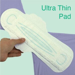 Equate Overnight Ultra Thin Pads with Wings, Size 5, Extra Heavy Overnight Protection (46 Count) - Image 26