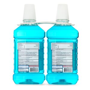 Equate Blue Mint Antiseptic Mouthwash for Bad Breath & Plaque Oral Care, 1.5 L (2 Count), Compare to Listerine® Cool Mint® Active Ingredients - Image 5