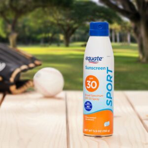 Equate Sport Sunscreen Spray, SPF 30, 5.5 oz - Image 6