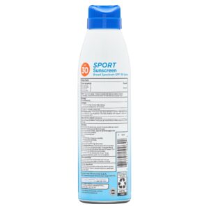 Equate Sport Sunscreen Spray, SPF 30, 5.5 oz - Image 7