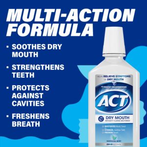 ACT Dry Mouth Anticavity Fluoride Mouthwash, Soothing Mint, 33.8 fl. oz. - Image 31