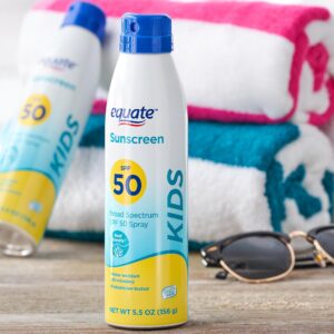 Equate Kids Sunscreen Spray, SPF 50, 11 oz, 2 Count - Image 4