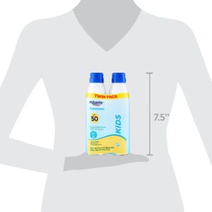 Equate Kids Sunscreen Spray, SPF 50, 11 oz, 2 Count - Image 7