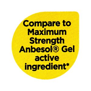 Equate Maximum Strength Orasol Oral Anesthetic Gel with 20% Benzocaine for Instant Pain Relief, 0.33 oz, Compare to Maximum Strength Anbesol® Gel Active Ingredient - Image 4