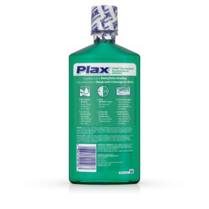 Plax Oral Care Rinse Mouthwash, Refreshing Soft Mint Flavor, 24 fl oz - Image 2