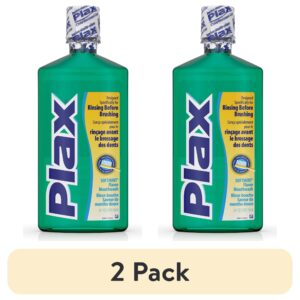 Plax Oral Care Rinse Mouthwash, Refreshing Soft Mint Flavor, 24 fl oz - Image 8