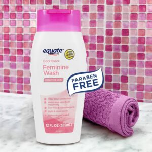 Equate Odor Block Feminine Wash for Sensitive Skin, 12 fl oz, Compare to Vagisil® Odor Block® Daily Intimate Wash - Image 3