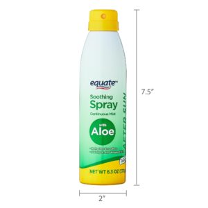 Equate Soothing Spray Continuous Mist with Aloe, 6.3 oz - Image 9