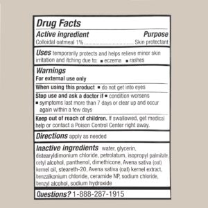 Equate Eczema Soothing Moisturizing Cream, 7.3 fl oz, Compare to Aveeno® Active Naturals® Eczema Therapy - Image 8