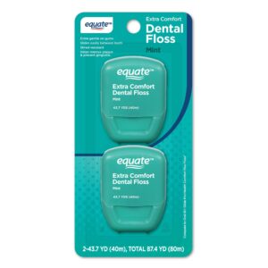 Equate Extra Comfort Dental Floss, Mint Flavor, 43.7 yds (2 Count) - Image 9