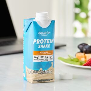 Equate High Performance Protein Shake, Caramel, 11 fl oz, 4 Count - Image 9