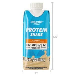Equate High Performance Protein Shake, Caramel, 11 fl oz, 4 Count - Image 12