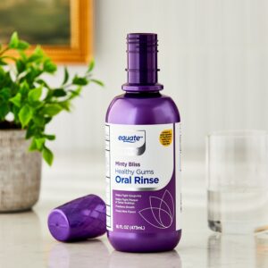Equate Minty Bliss Healthy Gums Alcohol-Free Oral Rinse, 16 fl oz, Compare to TheraBreath® Healthy Gums Oral Rinse - Clean Mint - Image 6