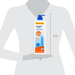Equate Sport Broad Spectrum Sunscreen Value Size, SPF 50, 32 fl oz - Image 5