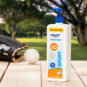 Equate Sport Broad Spectrum Sunscreen Value Size, SPF 50, 32 fl oz - Image 7