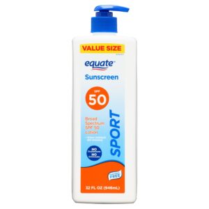 Equate Sport Broad Spectrum Sunscreen Value Size, SPF 50, 32 fl oz - Image 13