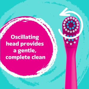 Equate Kids Barbie Oscillating Electric Toothbrush, Battery Powered, Soft Bristles (1 Brush, 2 AAA Batteries) - Image 3