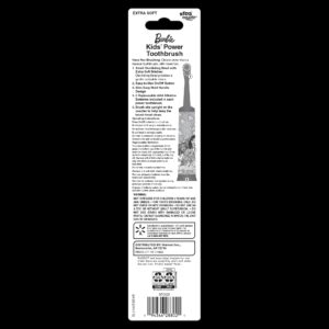 Equate Kids Barbie Oscillating Electric Toothbrush, Battery Powered, Soft Bristles (1 Brush, 2 AAA Batteries) - Image 6