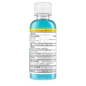 Listerine Cool Mint Antiseptic Travel Mouthwash for Bad Breath, 3.2 oz - Image 6