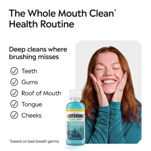 Listerine Cool Mint Antiseptic Travel Mouthwash for Bad Breath, 3.2 oz - Image 11