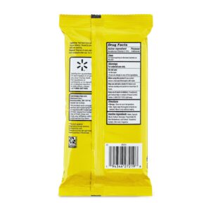 Equate Antibacterial Hand Wipes, Citrus Scent, 24 Count - Image 2
