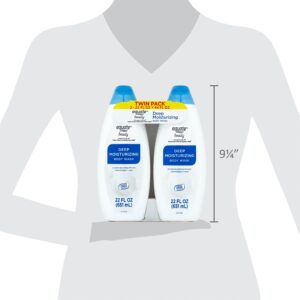 Equate Deep Moisturizing Body Wash Twin Pack, 22 fl oz (2 Count), Compare to Dove® Deep Moisture Nourishing Body Wash - Image 4