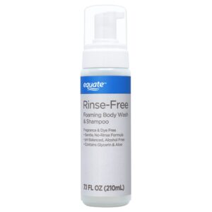 Equate Rinse-Free Foaming Body Wash & Shampoo, No Rinse Formula, 7.1 fl oz - Image 83