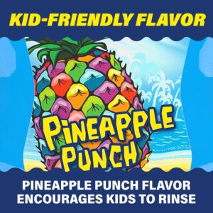 ACT Kids Anticavity Fluoride Mouthwash, Pineapple Punch, 16.9 fl. oz. - Image 53