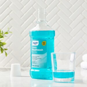 Equate Blue Mint Antiseptic Mouthwash for Bad Breath & Plaque Oral Care, 500 mL, Compare to Listerine® Cool Mint® Active Ingredients - Image 11