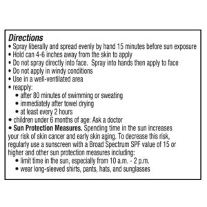 Equate Ultra Broad Spectrum Sunscreen Spray, SPF 50, 5.5 oz - Image 4