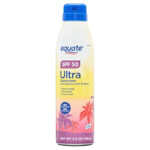 Equate Ultra Broad Spectrum Sunscreen Spray, SPF 50, 5.5 oz - Image 11