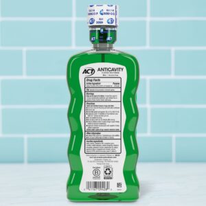 ACT Anticavity Fluoride Mouthwash, Triple Action, Mint, 18 fl. oz. - Image 55