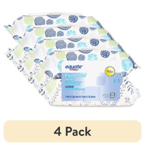 Equate Flushable Wet Wipes, Fresh Scent, 96 Wipes (2 Pack), Compare to Cottonelle® - Image 13
