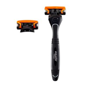 Equate Men's 5 Blade Razor with Trimmer, Cartridges Fit Equate 5 Blade & Gillette® Fusion® Handles (1 Razor Handle, 2 Cartridges) - Image 3