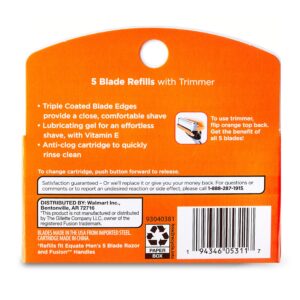 Equate Men's 5 Blade Refills, Cartridges Fit Equate 5 Blade & Gillette® Fusion® Handles (8 Count) - Image 7