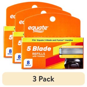 Equate Men's 5 Blade Refills, Cartridges Fit Equate 5 Blade & Gillette® Fusion® Handles (8 Count) - Image 10