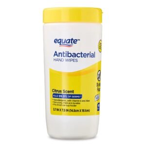 Equate Antibacterial Hand Wipes, Citrus Scent, 40 Wipes, Compare to Wet Ones® Antibacterial Hand Wipes - Image 6
